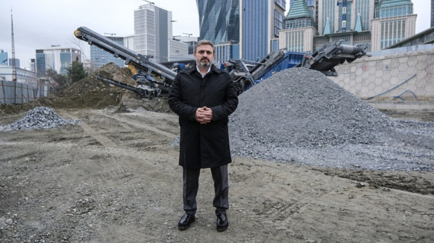 Wirtgen: Impact crusher and screening plant is in operation at Istanbul Financial Center (IFC)